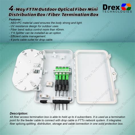 cable connect distribution box|fiber optic outlet box.